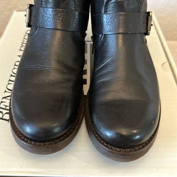 Frye Veronica Short 6” Moto Boot Black size 9M - Picture 3 of 10